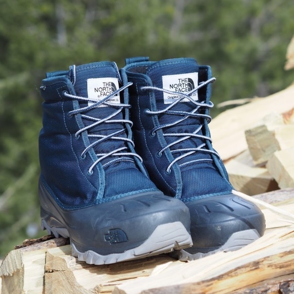 The North Face Shoes - The North Face Blue Tsumoru winter boots